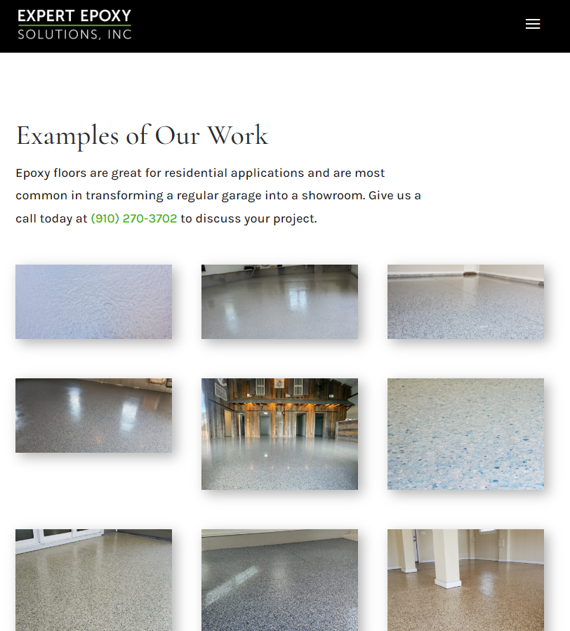 expert epoxy webpage