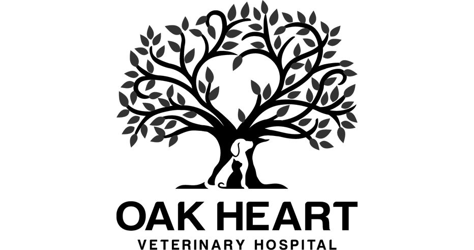 oak heart vet logo