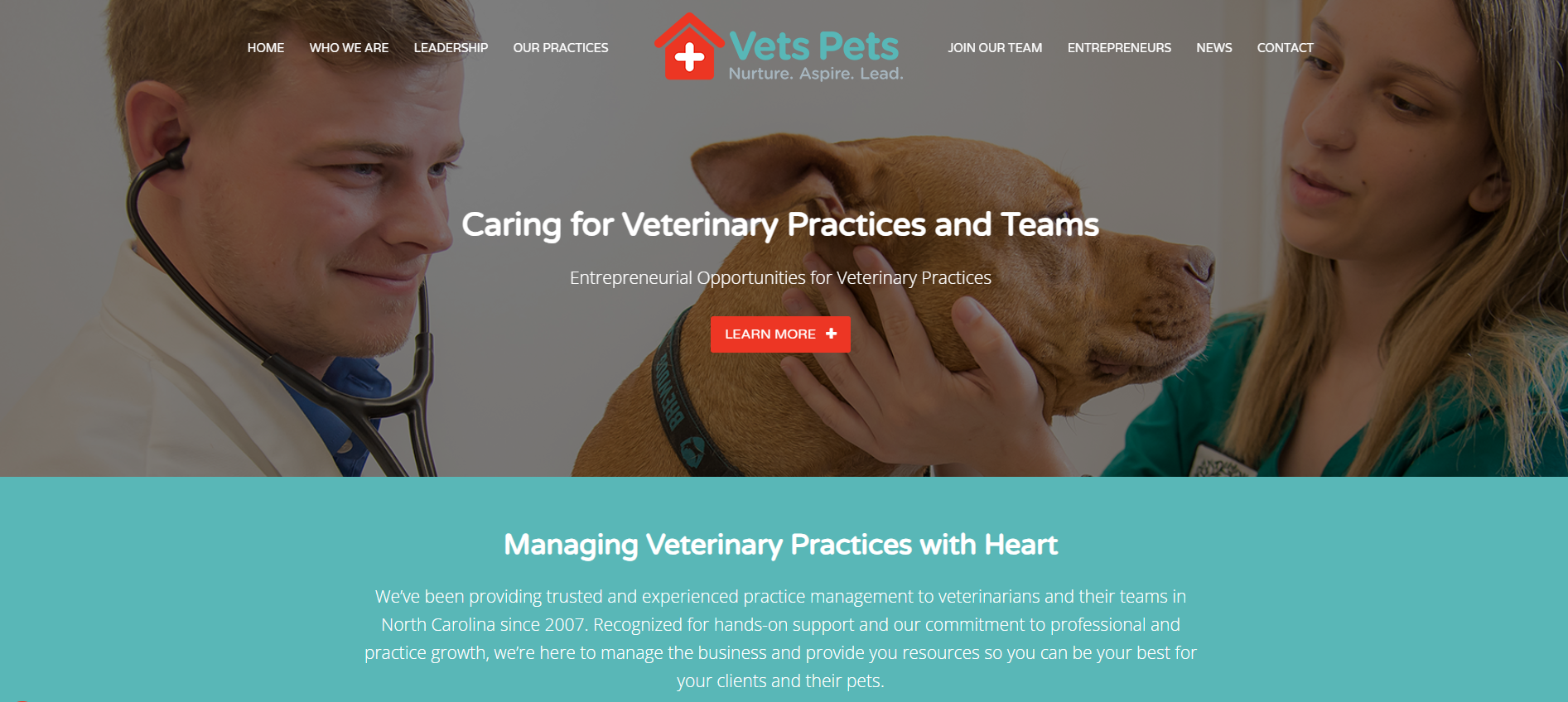 thevetspets homepage