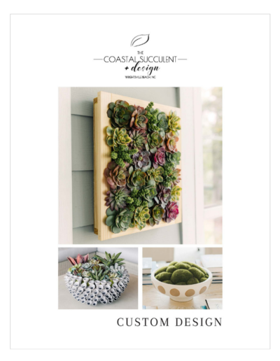 The Coastal Succulent & Design Brochure