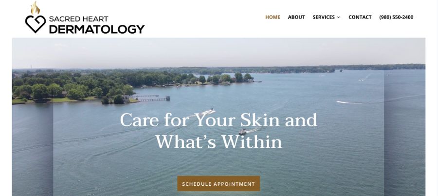 Sacred Heart Dermatology site